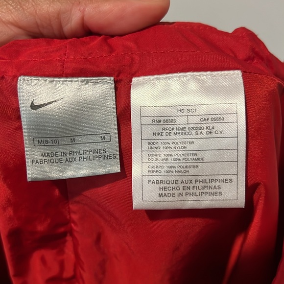 Red Nike Double Front Snow Pants Size M - Picture 8 of 10